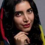 woman in red lipstick and red lipstick