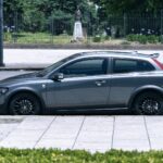 a car parked on the side of the road